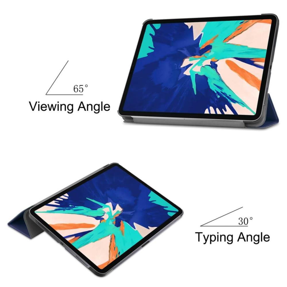 Flipfodral för iPad Pro 12.9-tum (2020) Sleep/ Wake-up funktion blå