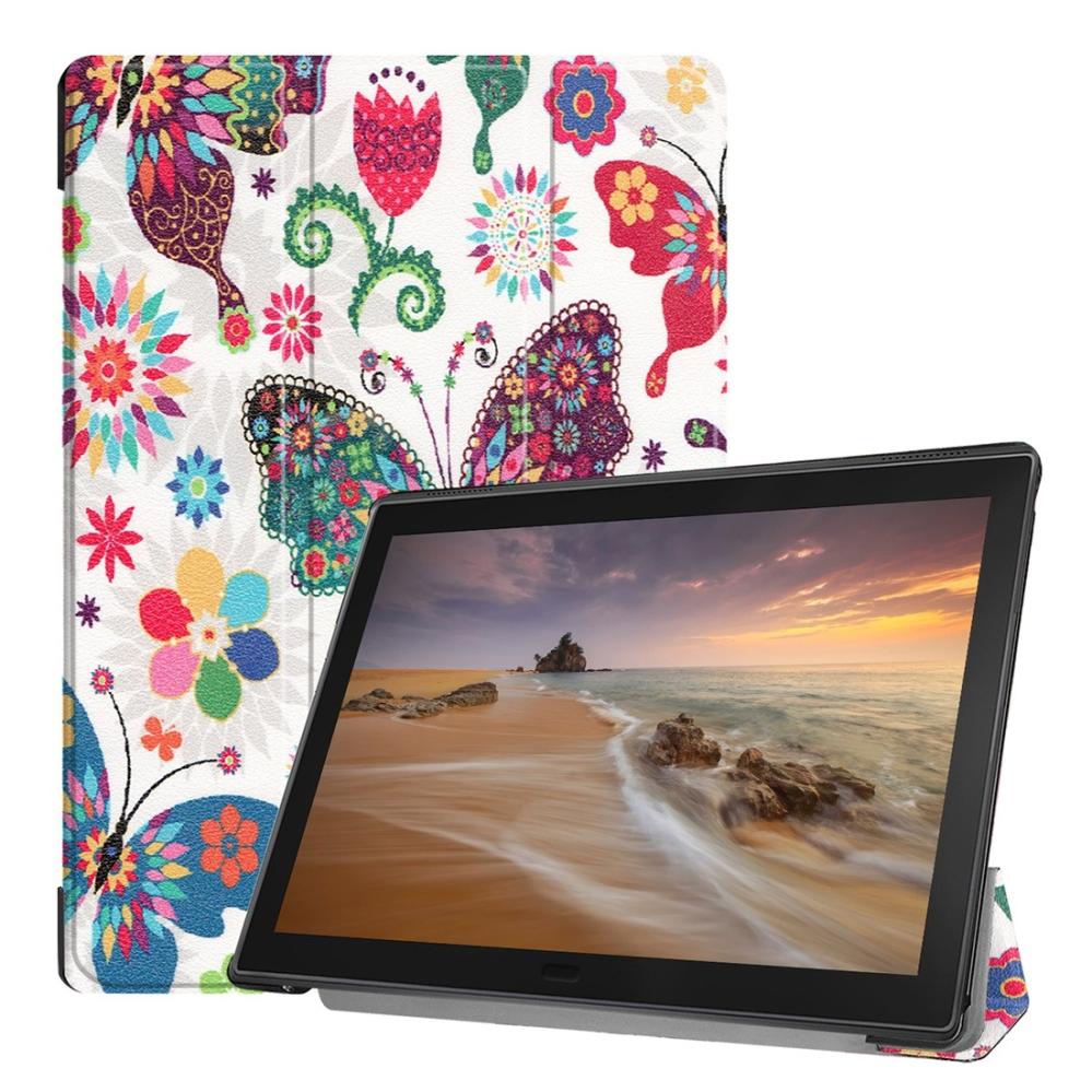 Fodral för Lenovo Tab E10 X104 - Fjärilsmönster