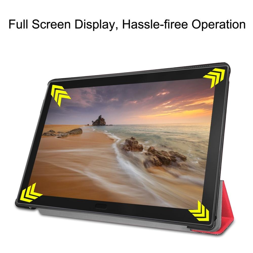 Fodral för Lenovo Tab E10 X104 Röd