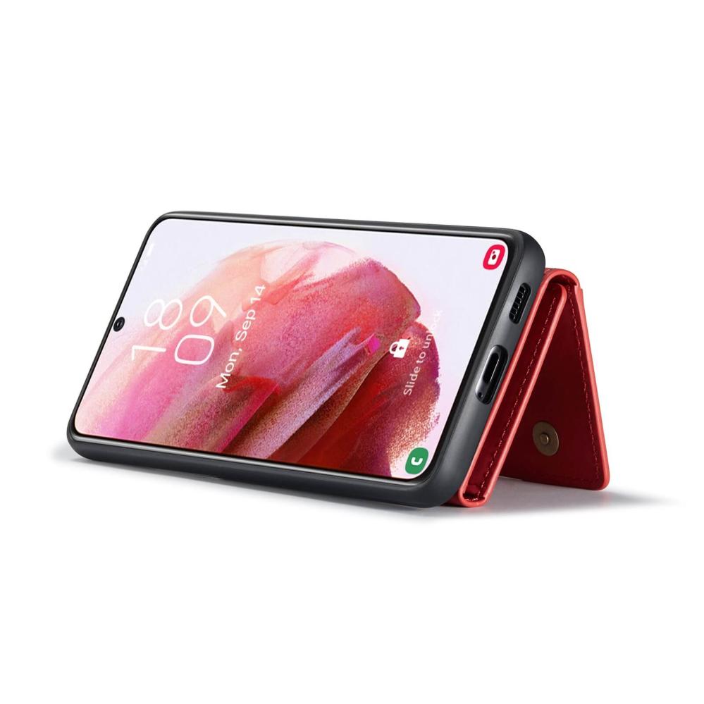 DG.MING 2 i 1 Vikbar plånbok & magnetiskt skal för Samsung Galaxy S22 Plus 5G