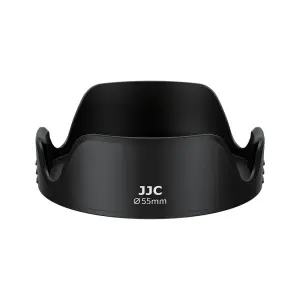  JJC LH-Q55 motljusskydd med adapterring &ndash; skyddar mot str&ouml;ljus och st&ouml;tar fr&aring;n Kamda &ndash; snabb leverans och trygg e-handel