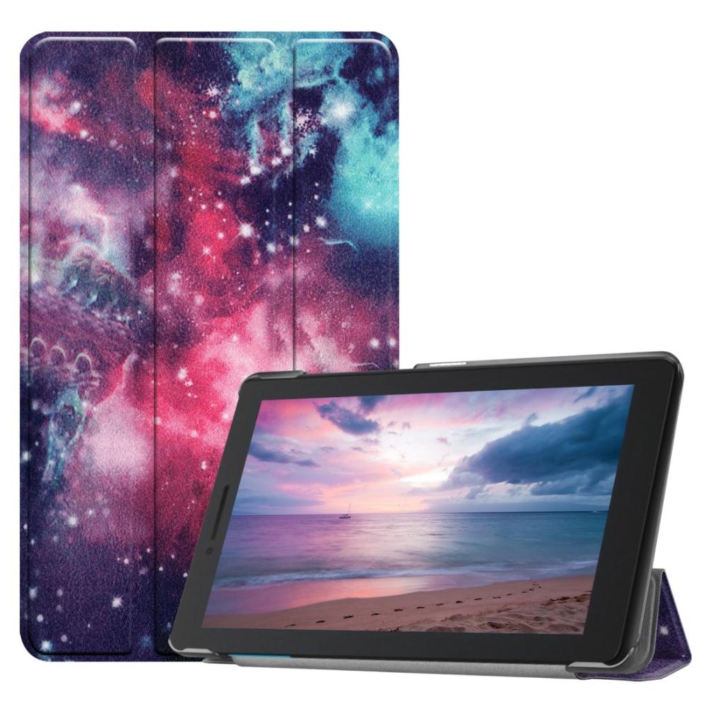 Fodral för Lenovo Tab E8 TB-8304F - Rymdmönster