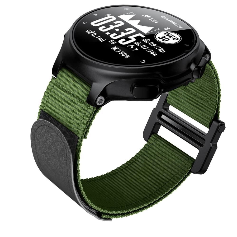 Nylonarmband Armegrön för Garmin Forerunner 230/235/620/630/735/735XT