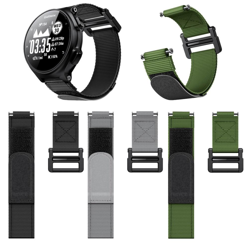 Nylonarmband Armegrön för Garmin Forerunner 230/235/620/630/735/735XT