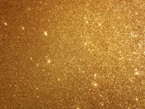  Vinylbakgrund 1.5x3.0m - Guld glitter