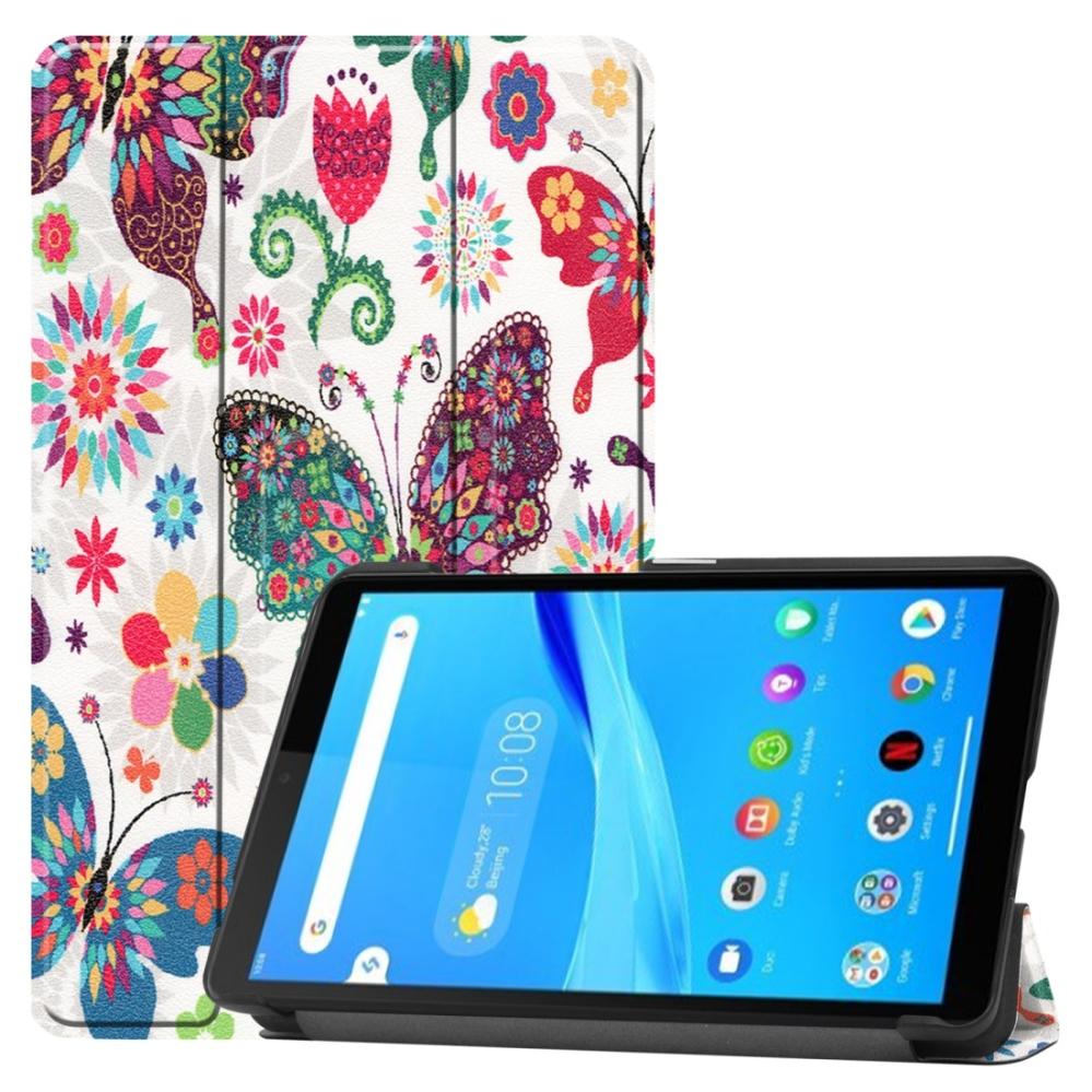 Fodral för Lenovo Tab M7 - Fjärilsmönster