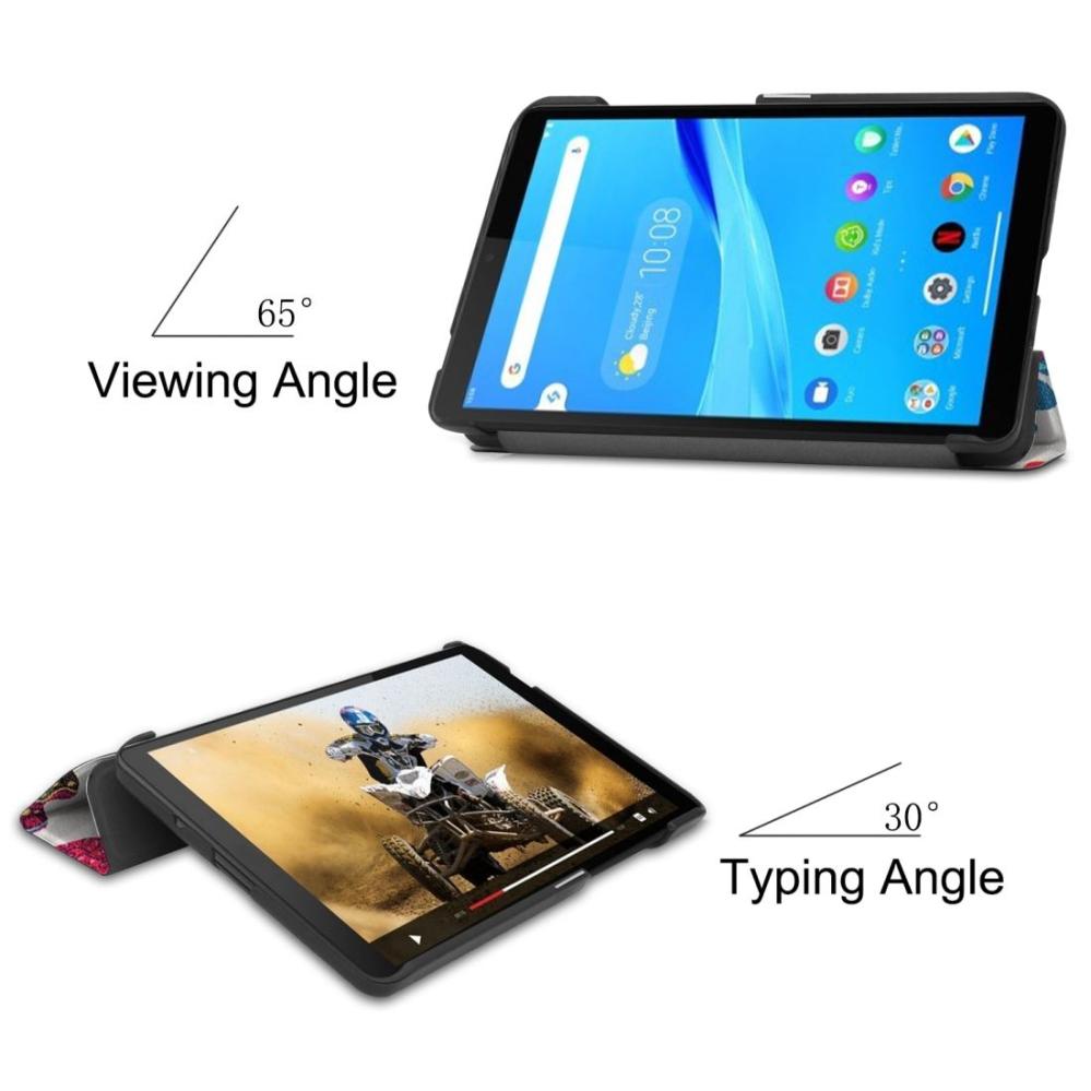 Fodral för Lenovo Tab M7 - Fjärilsmönster