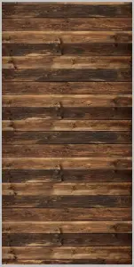 Vinylbakgrund 1.5x3.0m - Trägolv/vägg (Brun)