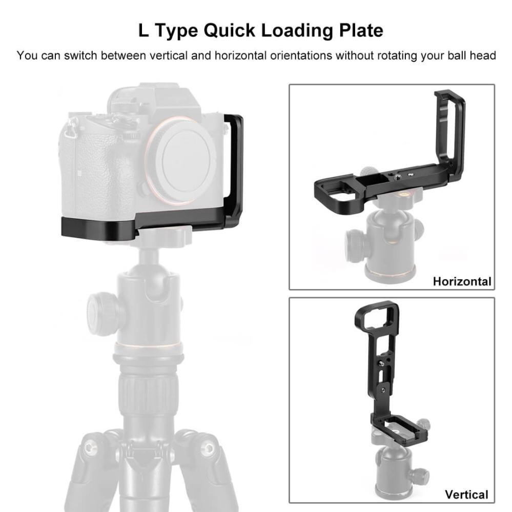  Puluz L-Bracket för Sony A9, Sony A7R III