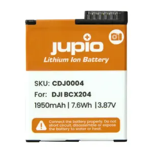  Jupio batteri 1950mAh f&ouml;r DJI Osmo Action 3/4/5 Pro &ndash; ers&auml;tter BCX204 fr&aring;n Kamda &ndash; snabb leverans och trygg e-handel