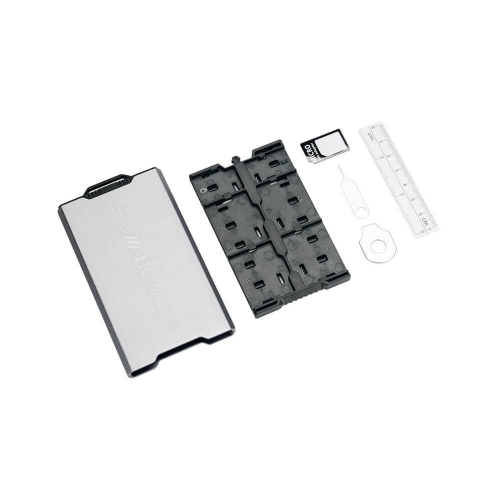  JJC Minneskortsfodral för 4xSD + 12xMicroSD + 2xNano SIM