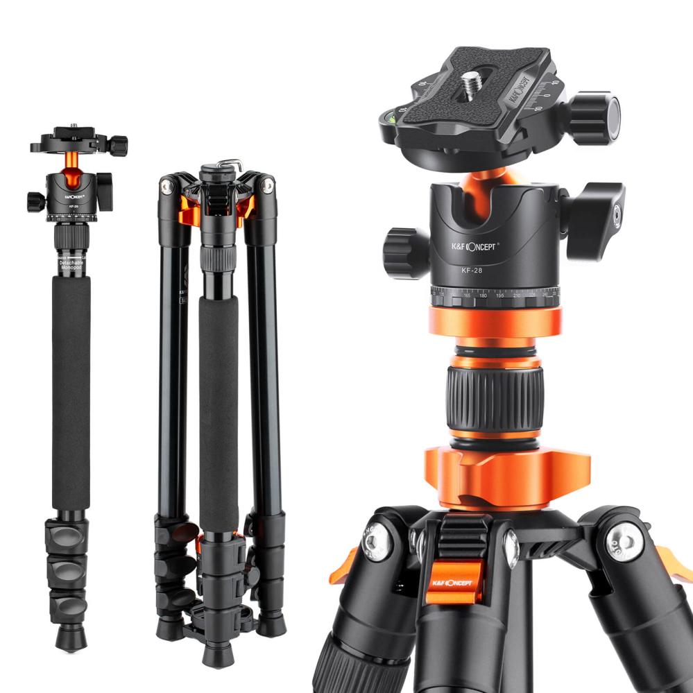  K&F Concept Kamerastativ med Panorama kulled 175cm KF09.089V1