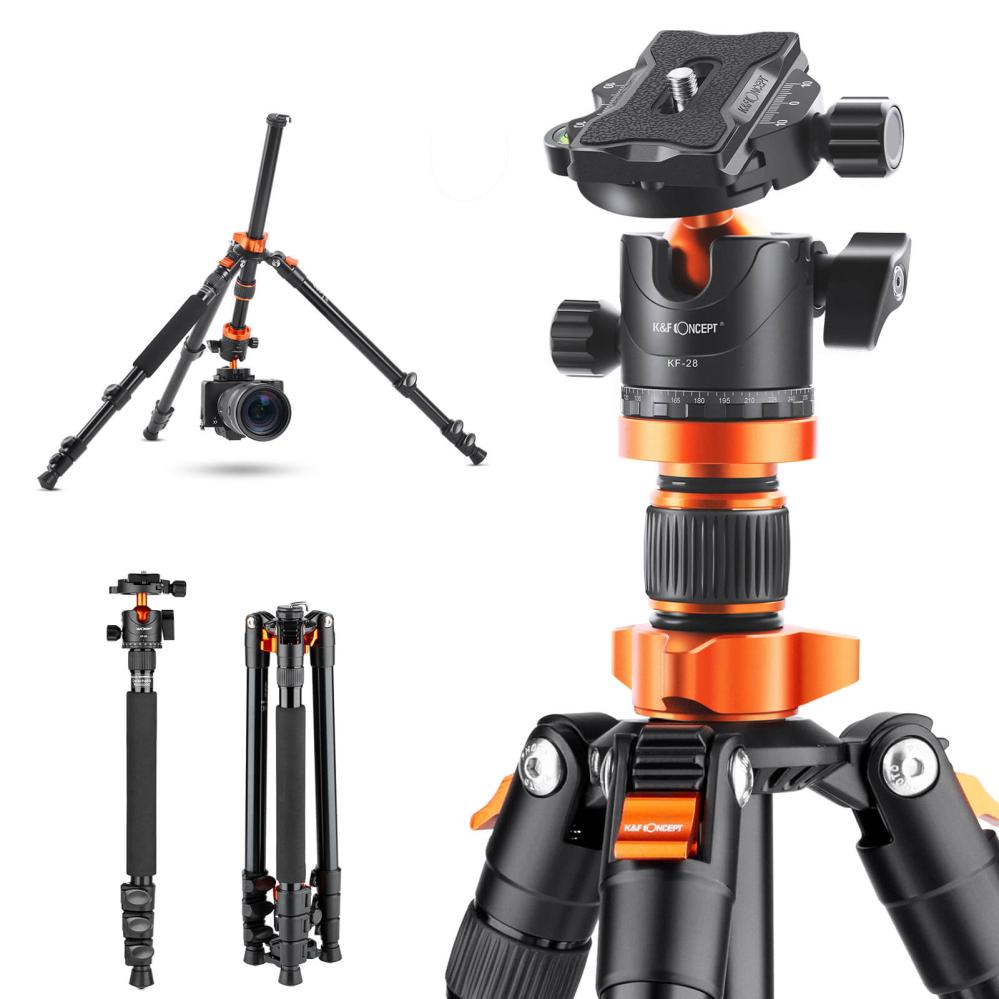  K&F Concept Kamerastativ med Panorama kulled 175cm KF09.089V1