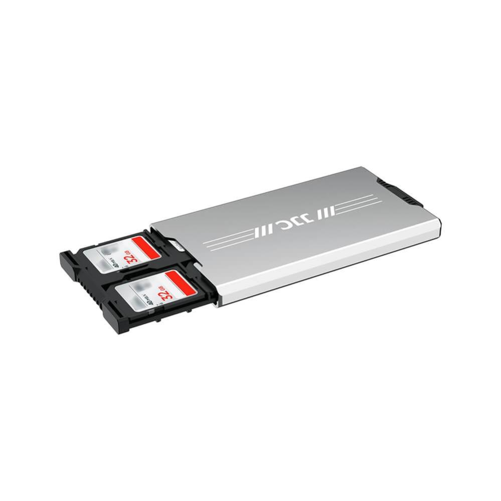  JJC Minneskortsfodral för 4xSD + 12xMicroSD + 2xNano SIM