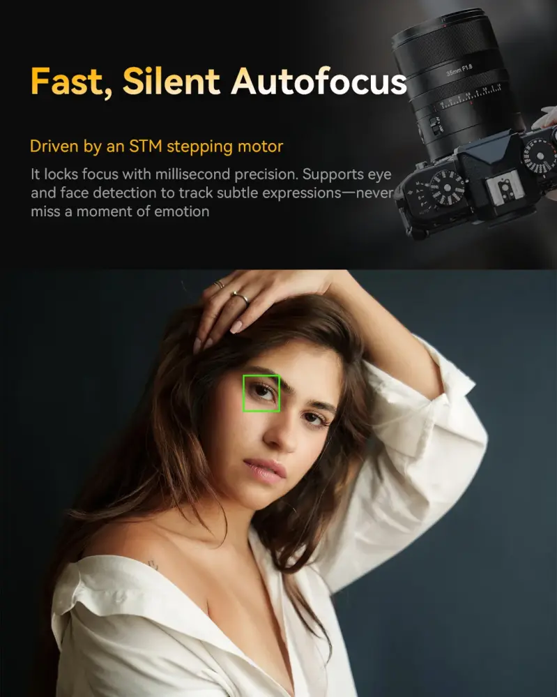  7Artisans AF 35mm f/1.8 för Leica L – Fullformat & autofokus från Kamda – snabb leverans och trygg e-handel