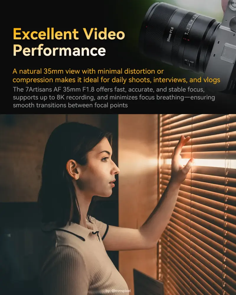  7Artisans AF 35mm f/1.8 för Leica L – Fullformat & autofokus från Kamda – snabb leverans och trygg e-handel