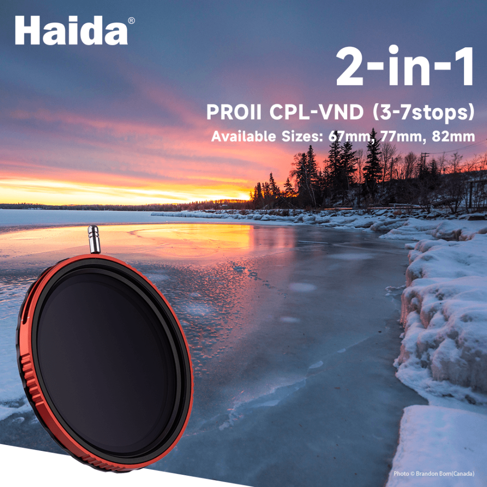  Haida CPL-VND 3–7 steg – Justerbart hybridfilter med polarisering från Kamda – snabb leverans och trygg e-handel