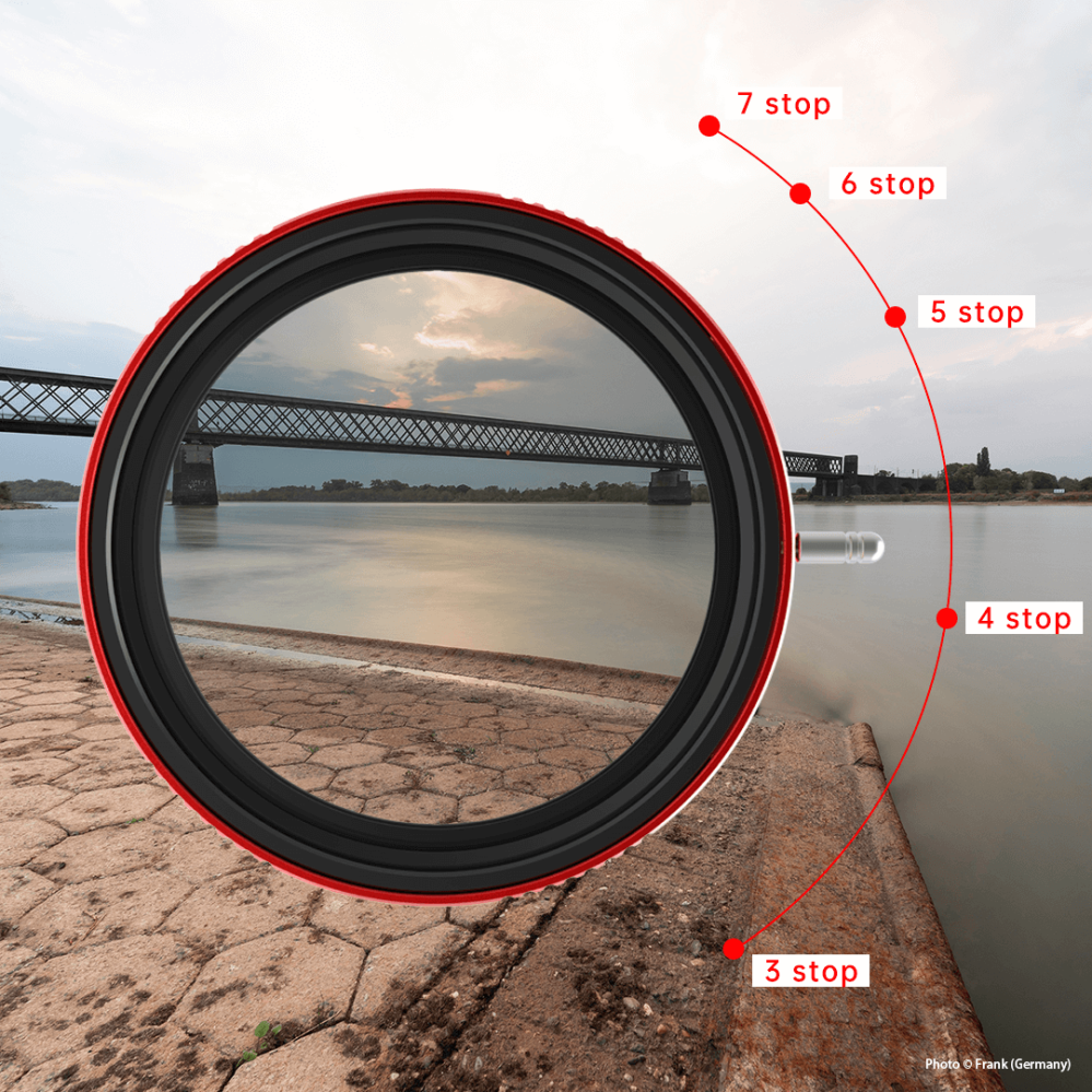  Haida CPL-VND 3–7 steg – Justerbart hybridfilter med polarisering från Kamda – snabb leverans och trygg e-handel