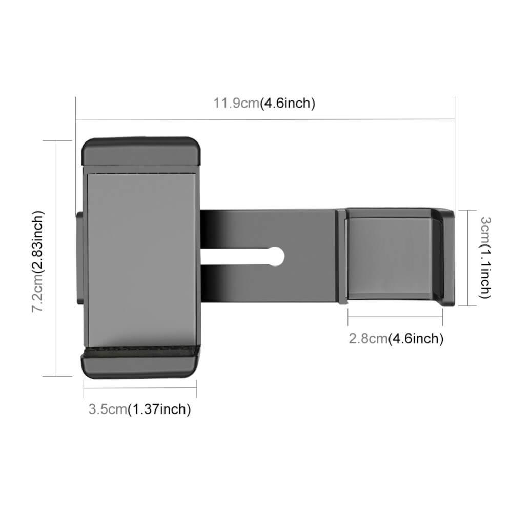 Puluz Osmo Pocket 1/2 hållare för mobil med 1/4-tums gänga för stativ
