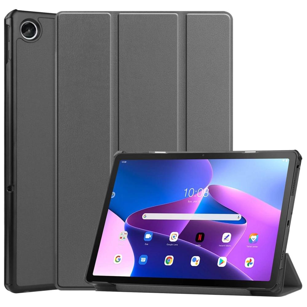 Fodral Grå för Lenovo Tab M10 Plus 3 Gen