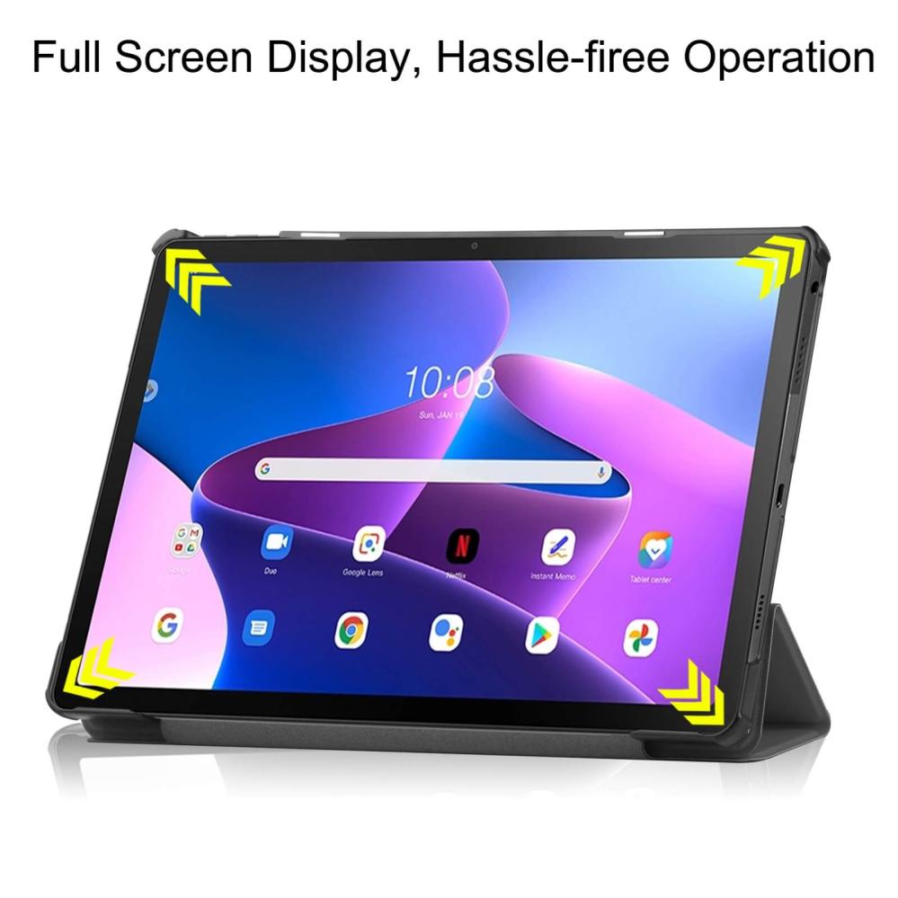 Fodral Grå för Lenovo Tab M10 Plus 3 Gen