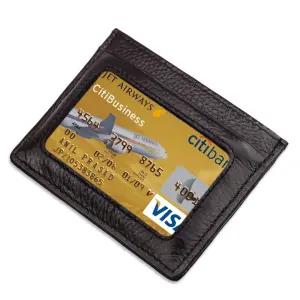  Plånbok med RFID-skydd och plats för ID-kort/ kreditkort