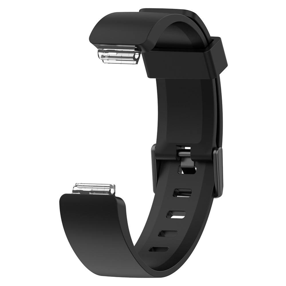 Armband för Fitbit Inspire/ Inspire HR Svart silikon 105-165mm