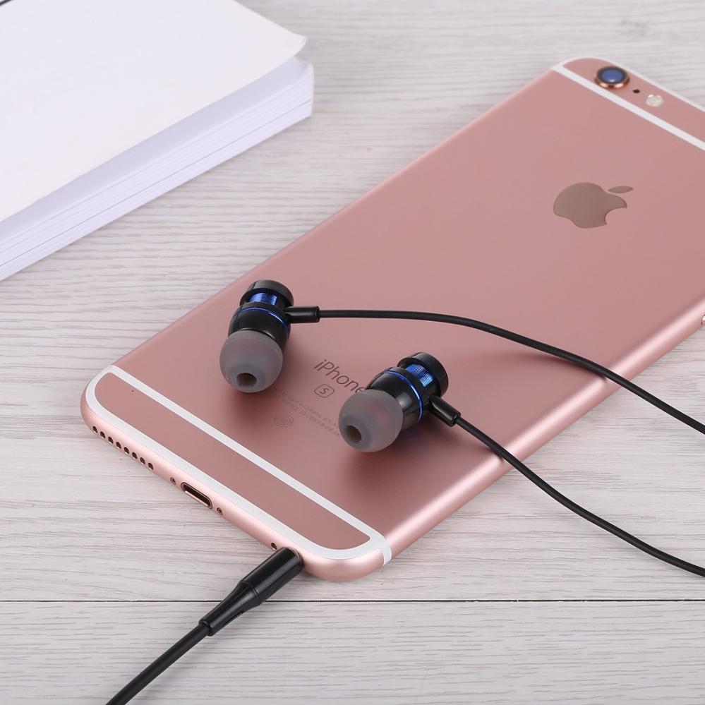 Haweel 3.5 mm In-ear hörlurar med mikrofon & 3.5mm ljudkabel - Haweel