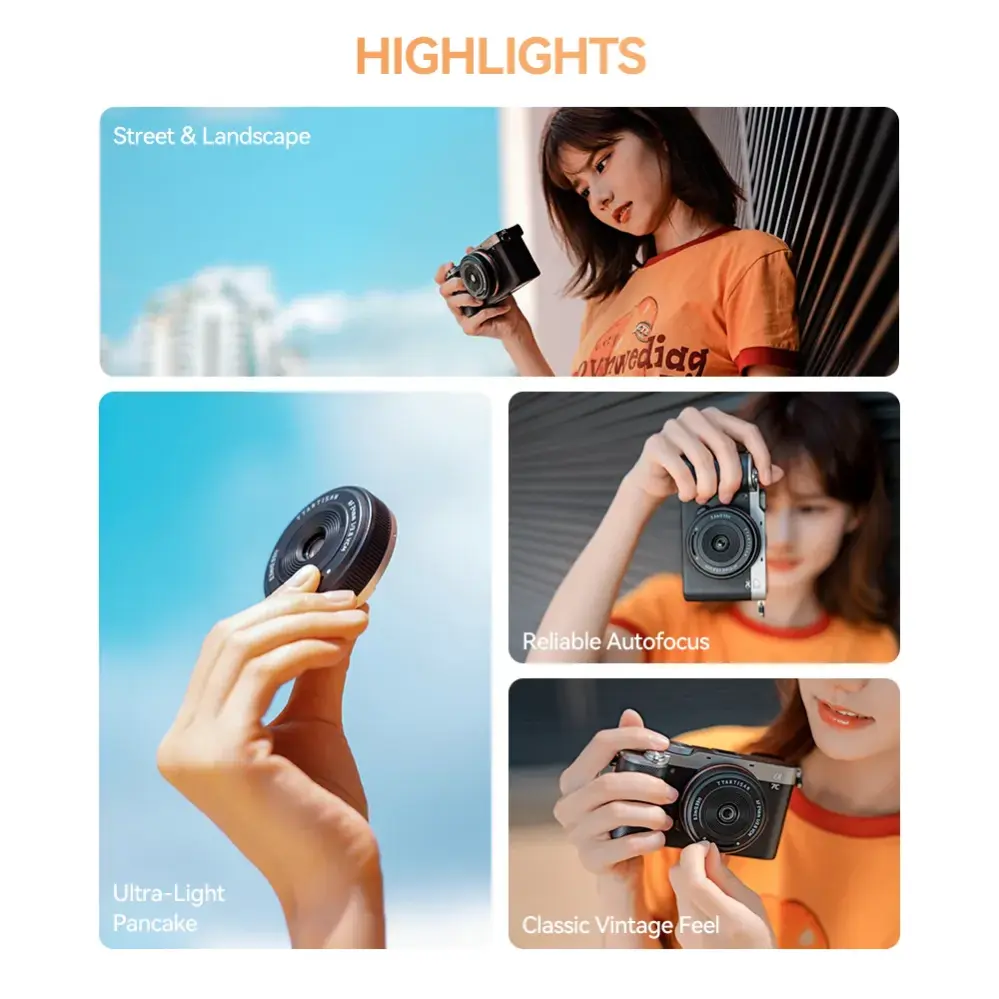  TTArtisan AF 24mm f/3.8 Mini för Sony E fullformat från Kamda – snabb leverans och trygg e-handel