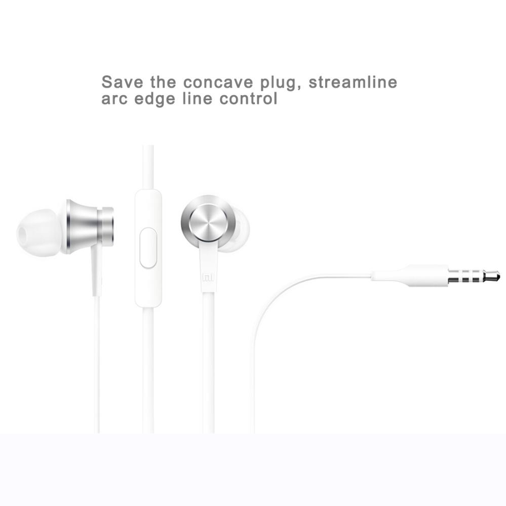 Xiaomi 3,5 mm In-ear Hörlurar Stero Bass med Mic