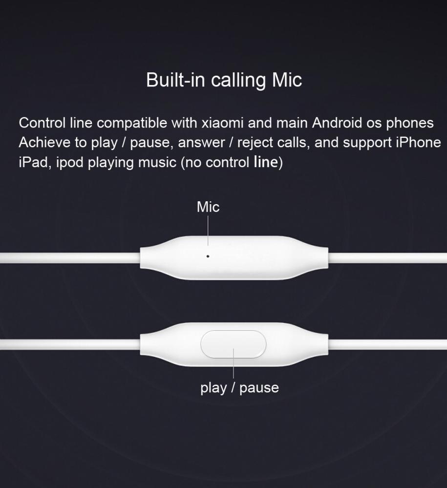 Xiaomi 3,5 mm In-ear Hörlurar Stereo med mikrofon