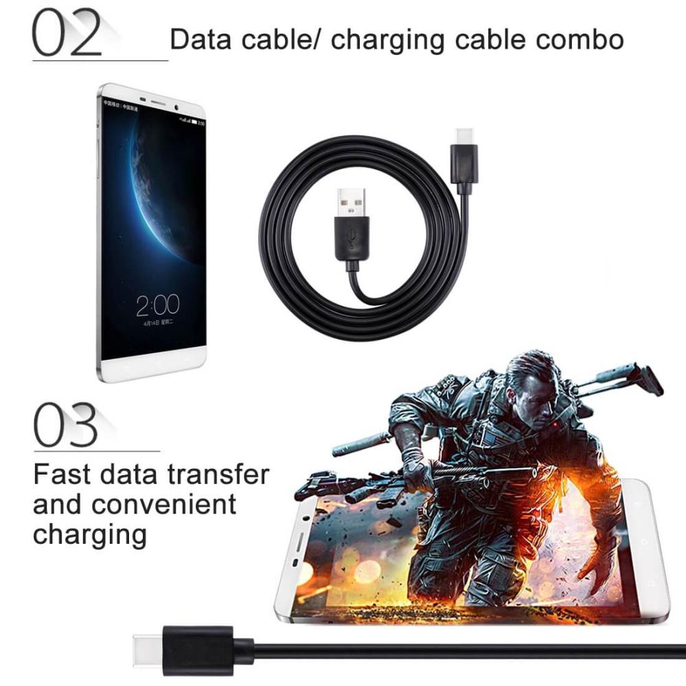 Haweel USB-kabel 2.0 till USB-C/ Type C