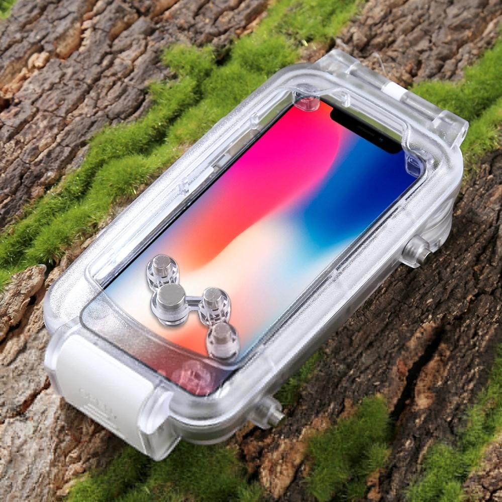 PULUZ för iPhone X/Xs - 40m Vattentät fodral med kamerafunktion