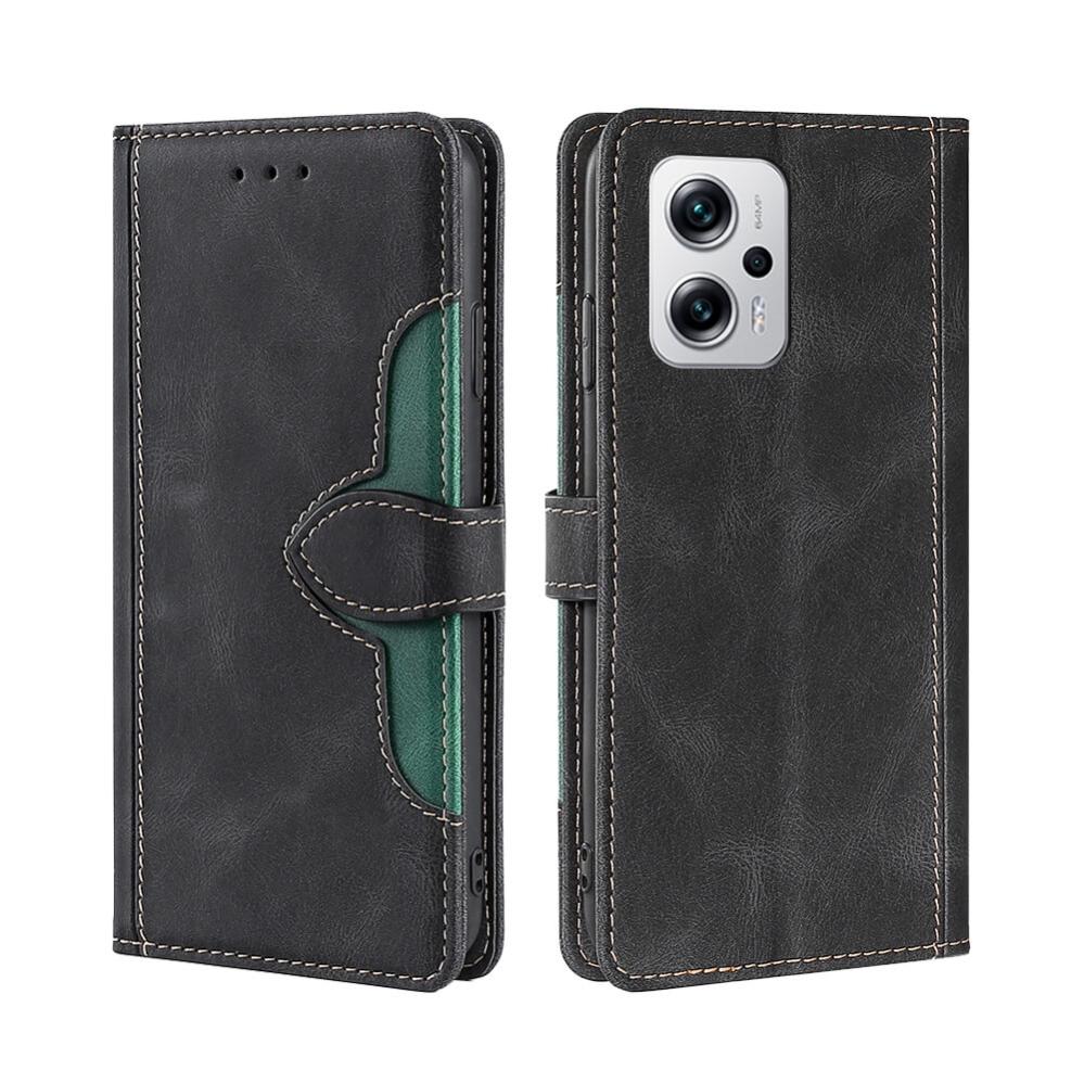 Plånboksfodral för Xiaomi Redmi Note 11T Pro 5G Svart & Grön