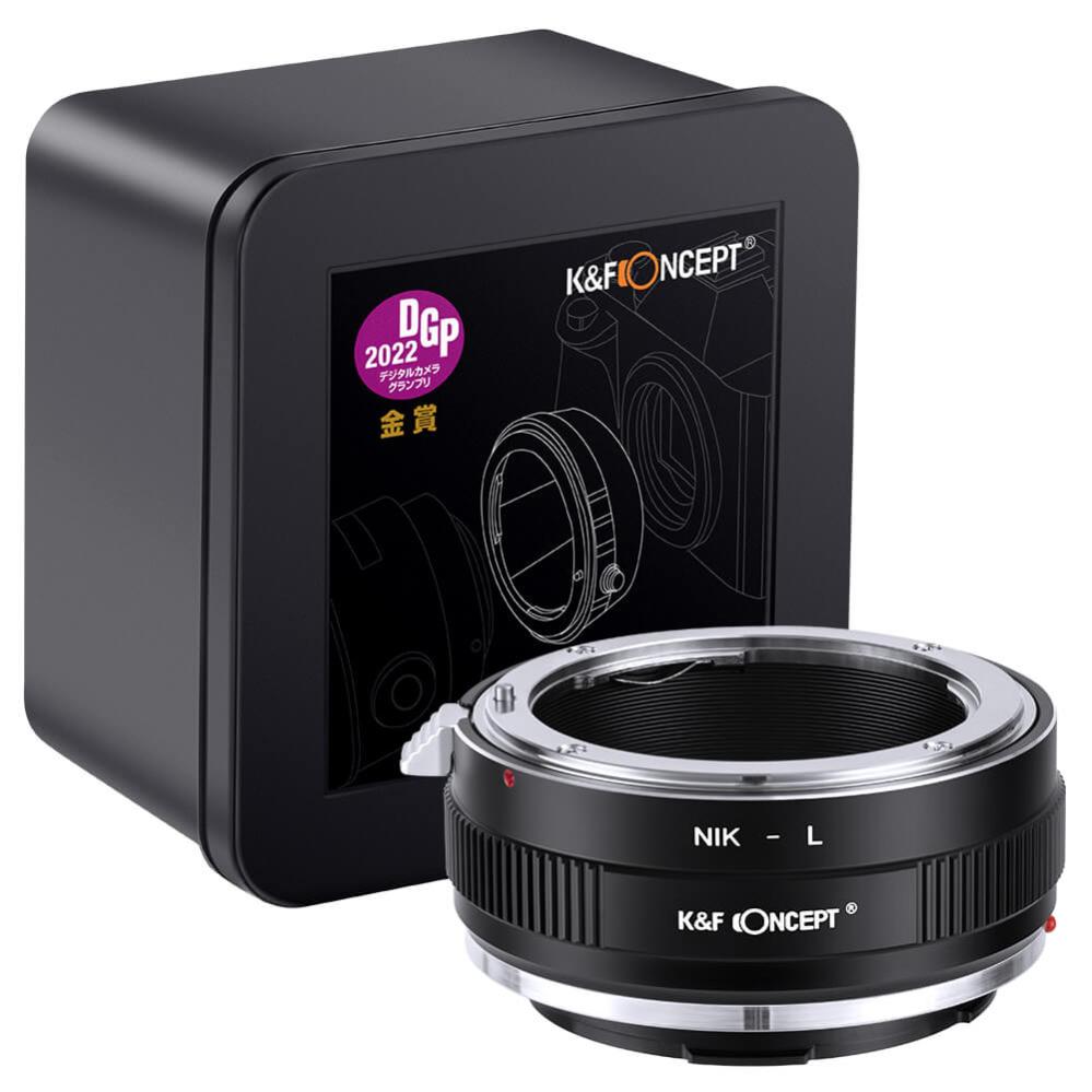  K&F Concept Objektivadapter till Nikon F objektiv för Leica L kamerahus