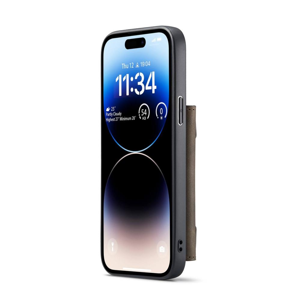  DG.MING 2 i 1 Vikbar plånbok & magnetiskt skal för iPhone 14 Pro Max