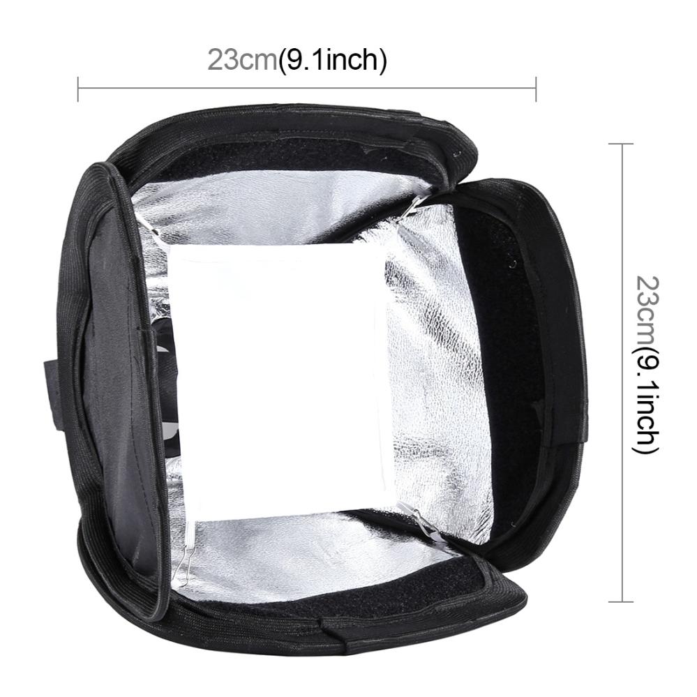  Pulus Softbox universal modell för speedlight 23x23cm från Kamda – snabb leverans och trygg e-handel