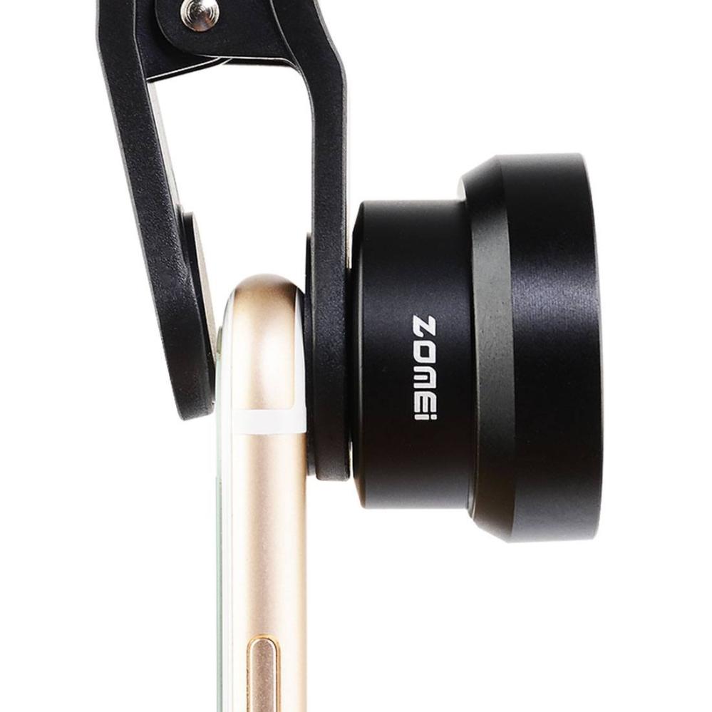 ZOMEI Universalt 17mm 2.0X Teleobjektiv & motljusskydd för smartphone (Svart)