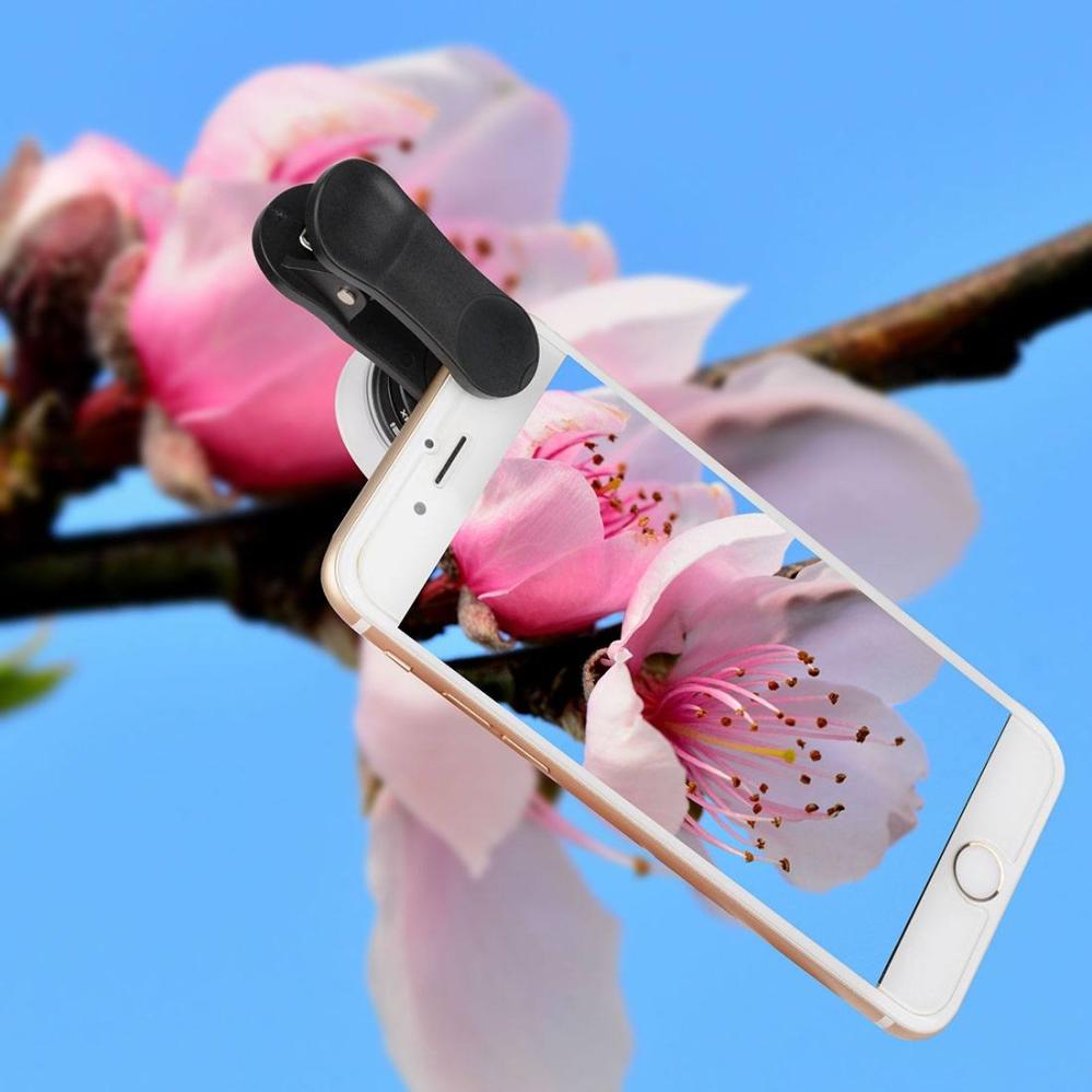 ZOMEI Universal (2 i 1) Makroobjektiv & motljusskydd för smartphone