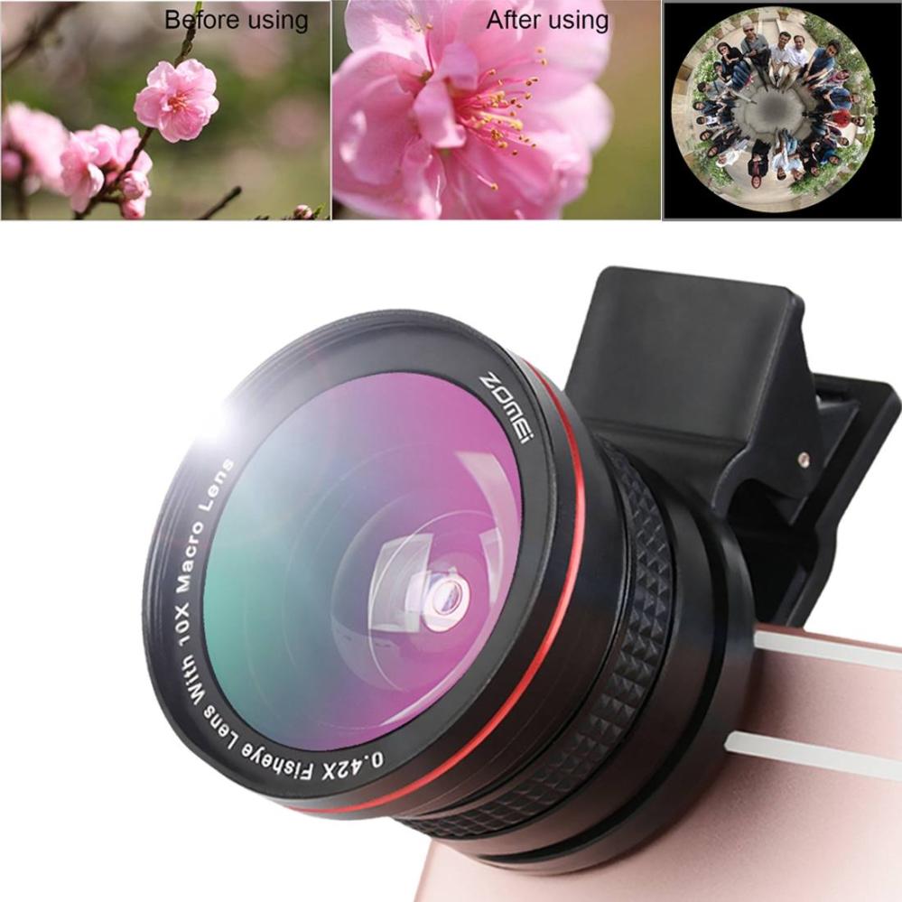  ZOMEI Universal 0.42x Fisheyelins Mobilobjektiv (37mm)