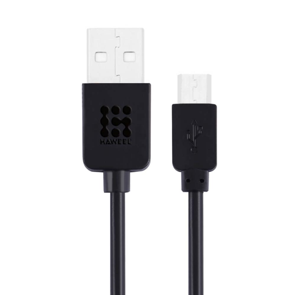Haweel USB-kabel till Micro USB 3 meter