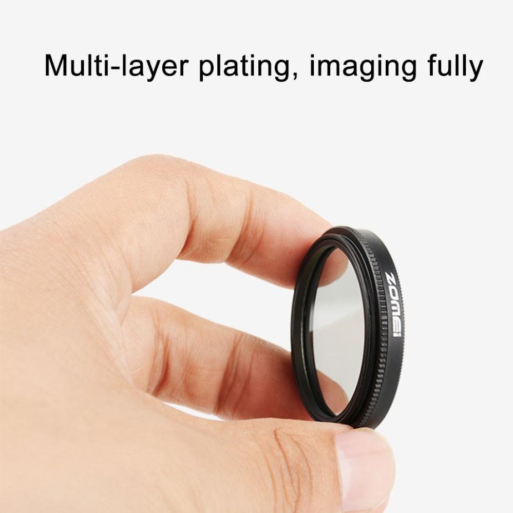 ZOMEI 37mm Universal Justerbart ND-filter ND2-400 för mobil
