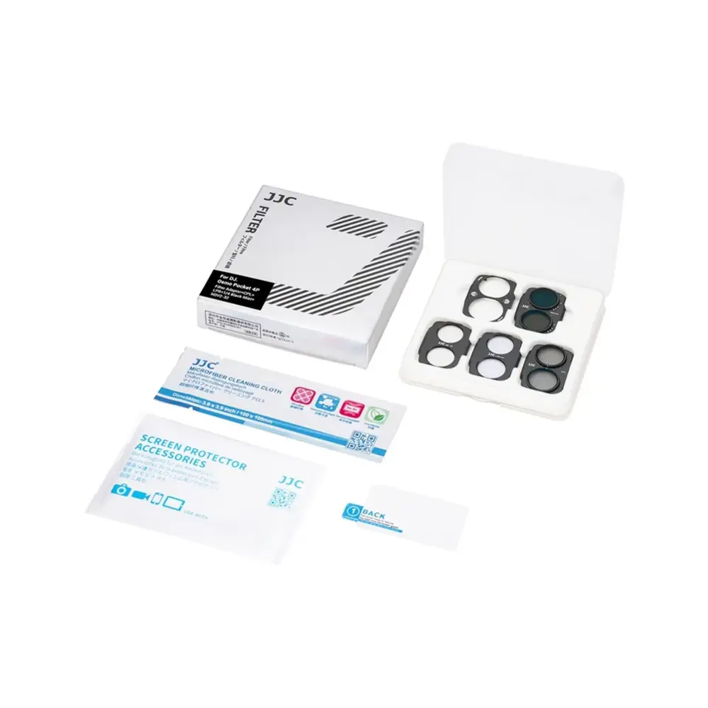  JJC F-M4PK4 filterkit för DJI Osmo Pocket 4P (4 filter) från Kamda – snabb leverans och trygg e-handel