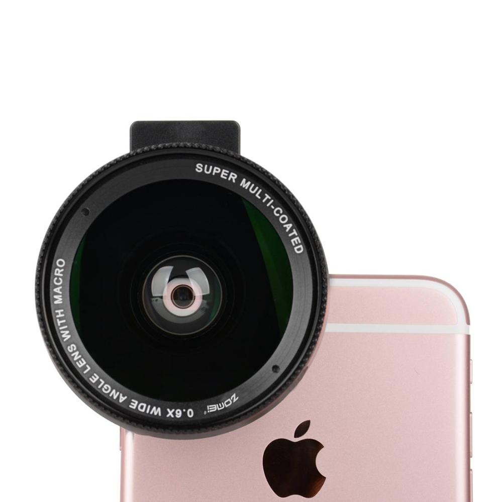 Zomei Universal 0.6X Vidvinkelobjektiv för smartphone (37mm)