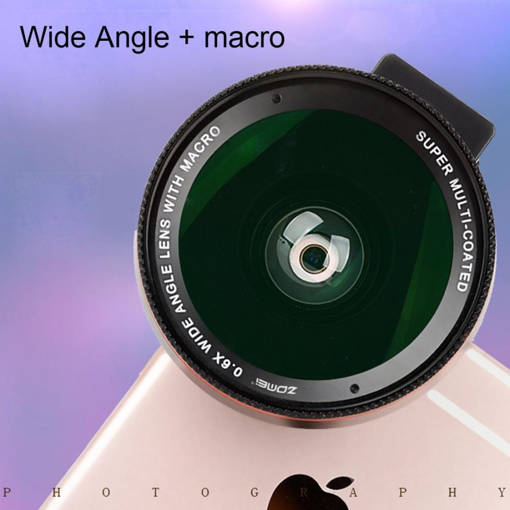 Zomei Universal 0.6X Vidvinkelobjektiv för smartphone (37mm)