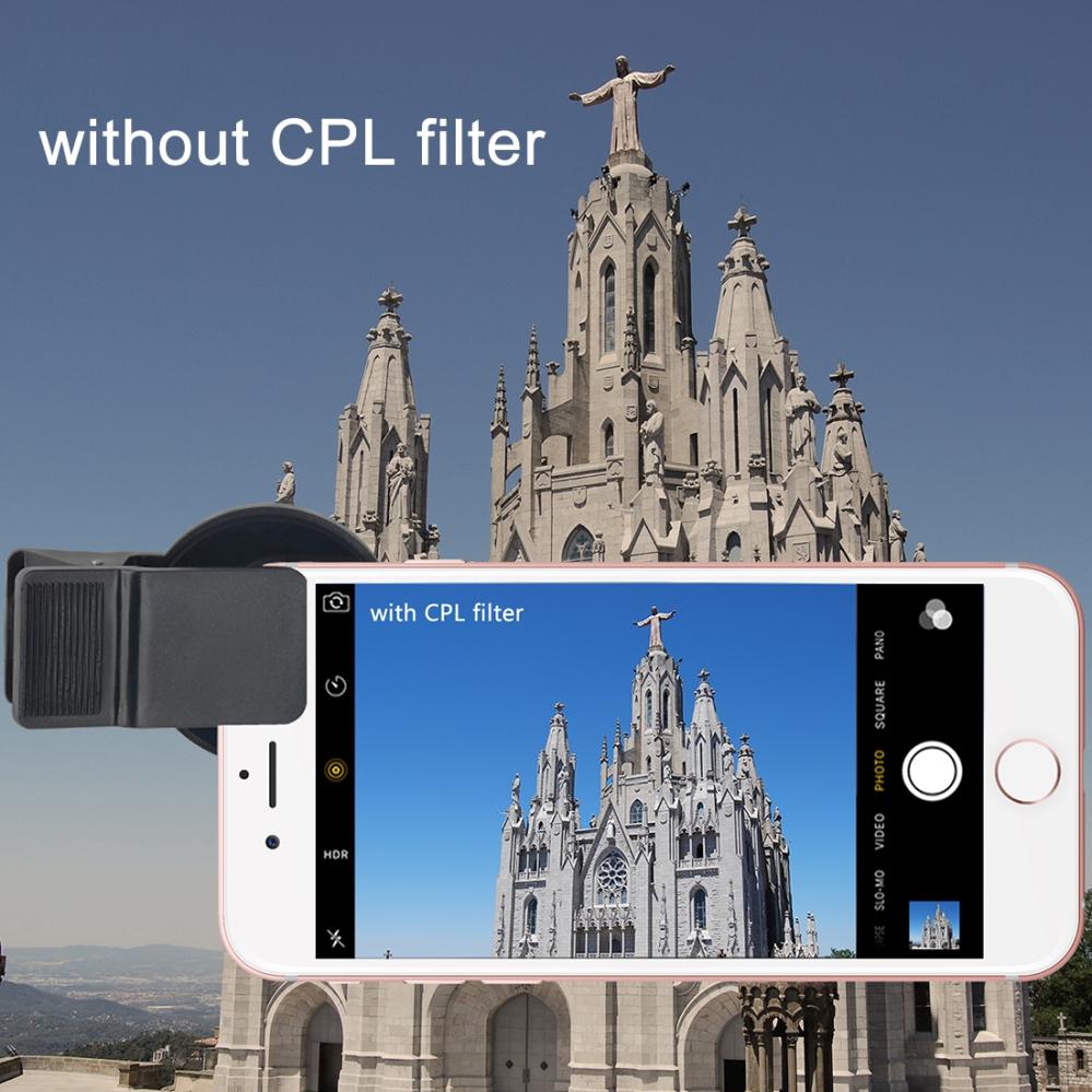 Zomei Universal CPL-filter Mobilobjektiv (37mm)