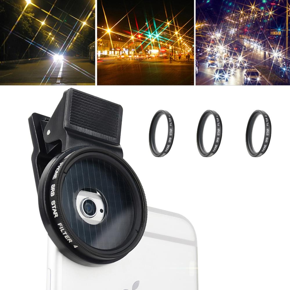  Zomei Universal Stjärnfilter (3 i 1) mobilobjektiv för mobil
