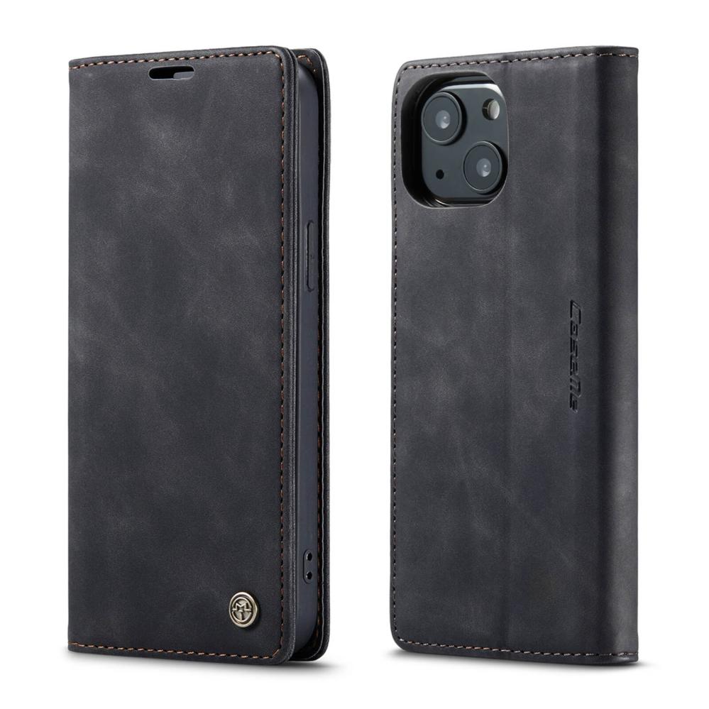 CaseMe Plånboksfodral med kortplats för iPhone 13 Svart