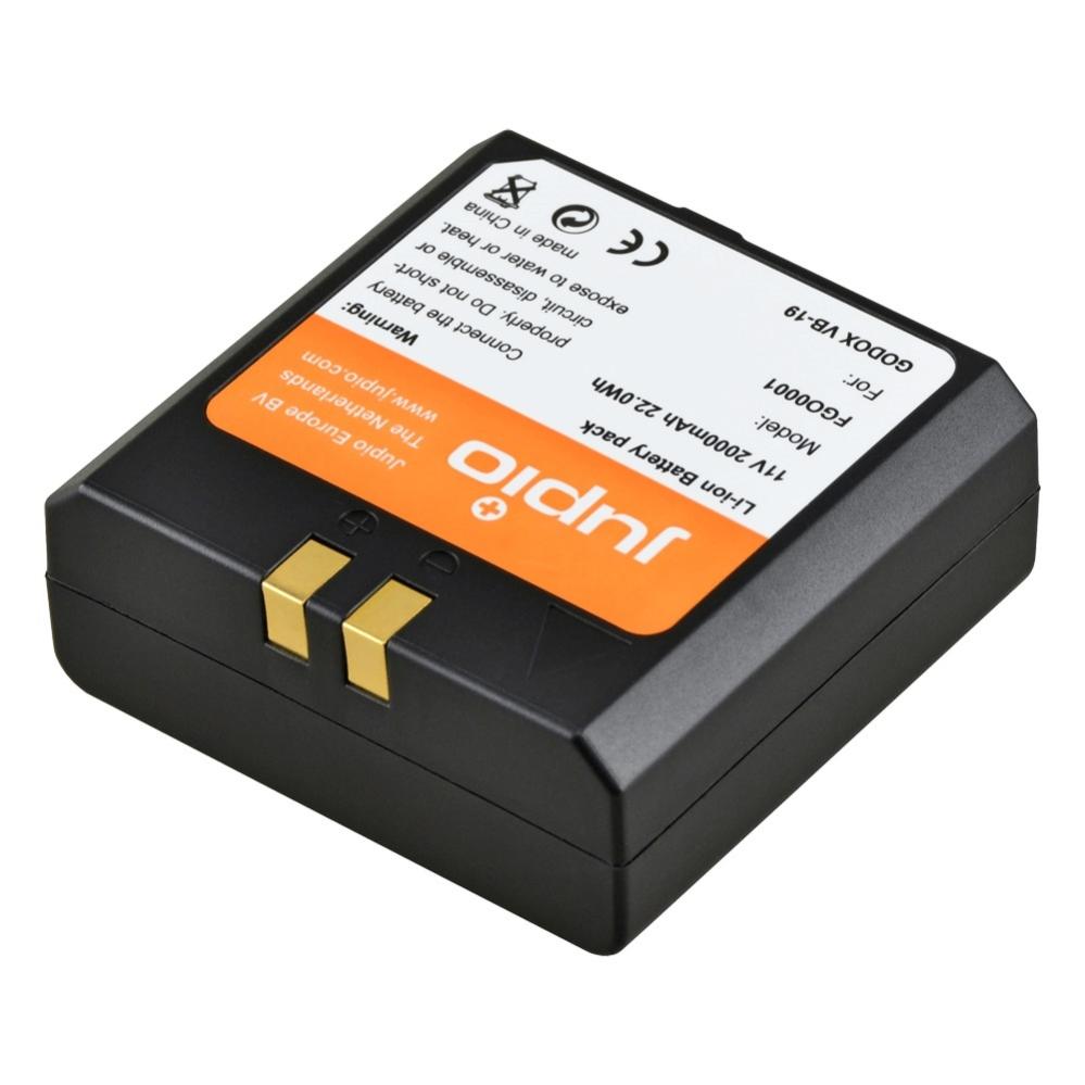 Jupio batteri 2000 mAh för Godox V850/V860 VB18/VB19