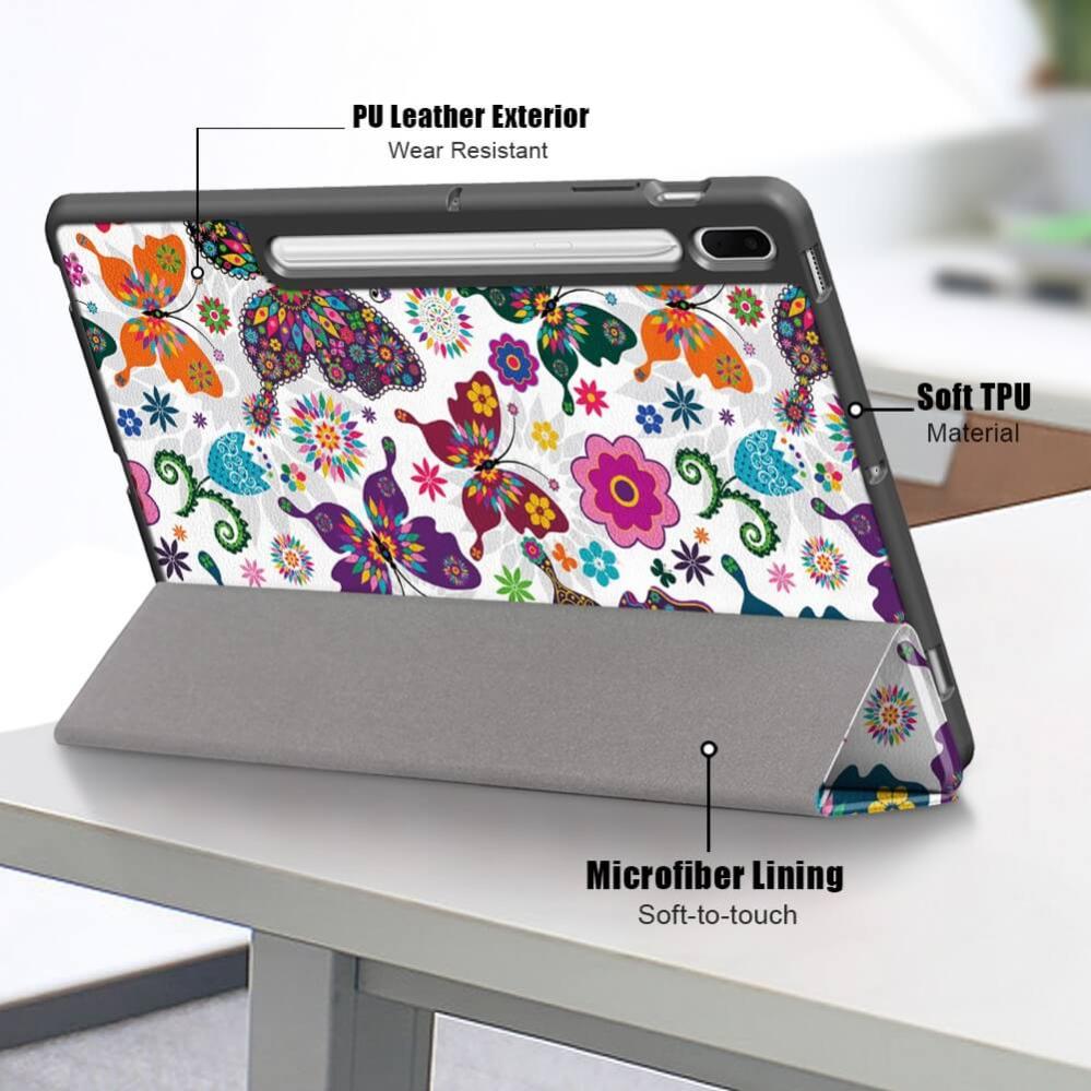 Fodral för Samsung Galaxy Tab S7 FE 12.4-tum - Fjärilsmönster
